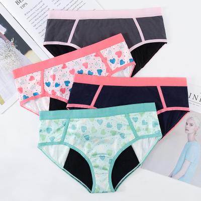 China Anti-Static Teen Girl High Absorbency For Heavy Flow Period Panties Four Layers Leakproof Panties For Women for sale