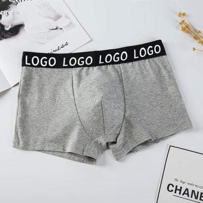 China Factory Price Anti-Static Custom Boxers With Logo MOQ Boxershorts Mens Underwear Boxer Shorts Briefs for sale