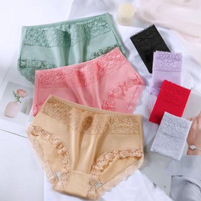 China Antibacterial plus size tummy control cotton panties 2021 new women's high waist cotton panties for sale