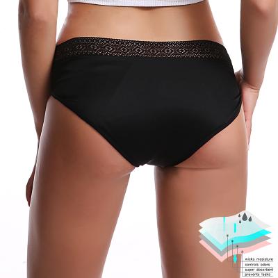 China Wholesale Anti-Static Women's Period Absorbent Panties Leak Proof Underwear For Incontinence Menstrual Underwear for sale