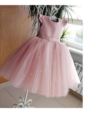 China Washable Dress Children's Washable Dress Children Princess Girl Piano Performance Costume Host Little Girl Dress Blowing Dress Child Flower Skirt for sale