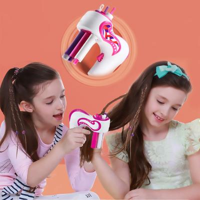 China Educational Automatic Hair Braider Electric Toy DIY Play Hair Styling Toys Kit Braid Machine Hair Braiding Toy For Girls Fashion Beauty Salon Tools for sale