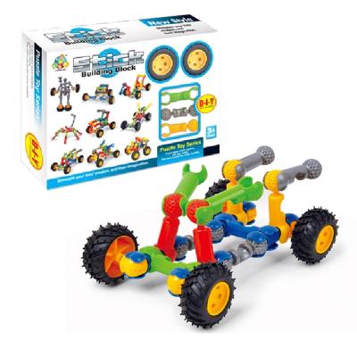 China Eco-friendly building block truck construction set for truck set toy play blocks with 24 pcs for sale