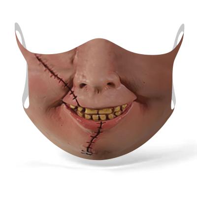 China Protective Horrific Face Maskes Personal Maskes For Women Men Casual Washable Mouth Maskes Printed Face Maskes Dropshipping Decoration for sale