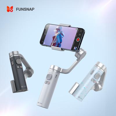 China Portable Foldable Handheld FunSnap Capture Pie Face Tracking 3-Axis Gimbal Gyro Stabilizer for Smartphone Tiktok Vlog for sale