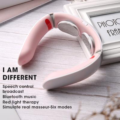 China 2019 Head Neck Multifunctional Electric Smart Pulse Unit Strained Neck Massager for sale