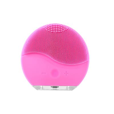 China For commercial & Home Use Mini Portable Waterproof Sonic Face Washing Machine Electric Silicone Detergent Facial Cleansing Brush for sale