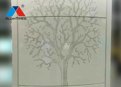 중국 대중음식점 정면을 위한 날씨 저항하는 관통되는 알루미늄 패널 판매용