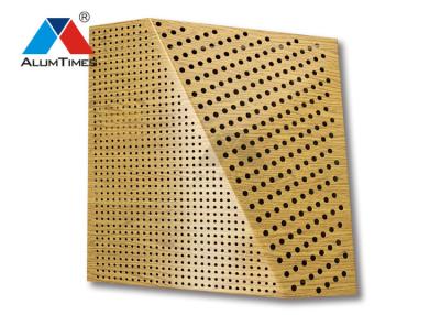 China CNC Cut Perforated Aluminum Wall Panels With PE / PVDF / Powder Coating Surface for sale