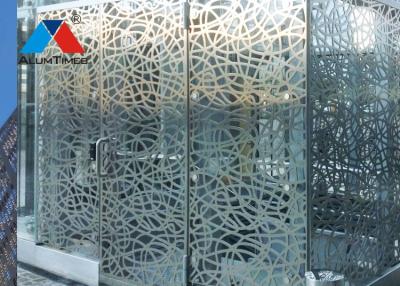 China PVDF Coated Laser Cut Decorative Wall Panels Aluminium Alloy Material Made for sale