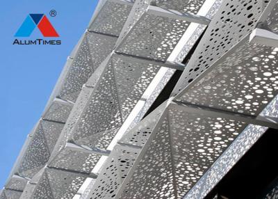 China Custom Perforated Aluminium Wall Cladding Panels With Excellent Decoration Effects for sale