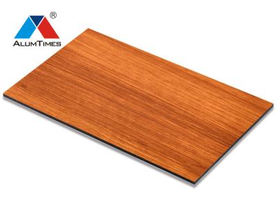 China PVDF Coating Aluminum Composite Panel Cladding With Strong Anti - Peeling Strength for sale