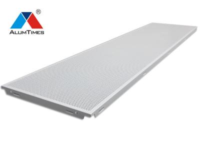 China Clip In Suspended Perforated Aluminum Ceiling Panels Environmentally Friendly for sale