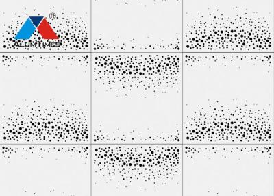 China Korrosion/Abnutzungs-beständige perforierte Metalldecke mit schalldämpfenden Einlegearbeiten zu verkaufen