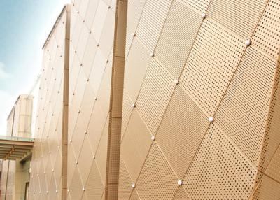 China Laser Cut Aluminium Perforated Panel , Fireproof Aluminium Exterior Wall Panels for sale