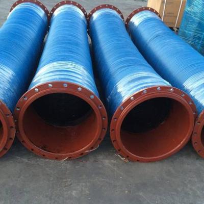 China Manufacturer Customized Synthetic Rubber Hose Large Diameter Flanged Dredge Hose, Water Pipe, Wear Resistant and Durable for sale