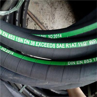 China Synthetic Rubber Multilayer Steel Braided EN High Pressure Hydraulic Rubber Fuel Hose SAE100R DIN Hydraulic Hose for sale