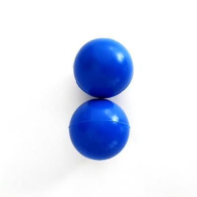 China Custom Silicone Bouncing Balls Cheap Goods Rubber Vibrating Screen Silicone Balls With Hole for sale