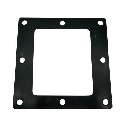 China Custom NBR FKM EPDM Silicone Material Black Square Rubber Gasket Epdm Nbr for sale