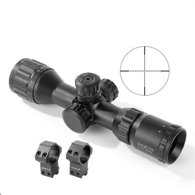 China Aluminum Alloy 3-9X32 Aoe Rifle Scope Mil-DOT Illuminated Hunting Rifle Scope HK1-0346 for sale