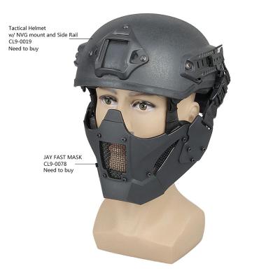 China Multifunctional Tactical Mask 9-0078 Tactical Helmet Hunting and Airsoft Shooting Helmet and Mask, Game Outdoor Paintball CS Helmet Defensive Mask for sale