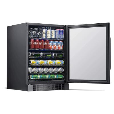 China Single-temperature Beer Glass Display Showcase Upright Fridge Mini Bar Fridges for sale