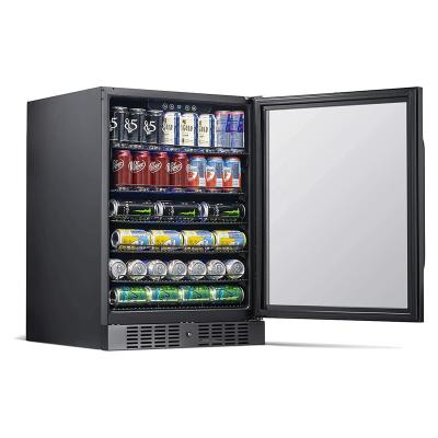 China Commercial Mini Bar Refrigerator Single-temperature Upright Glass Refrigeration Equipment Display Showcase for sale