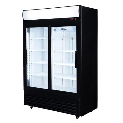 China Single-temperature Supermarket Showcase Upright Display Freezer For Ice Cream Vertical for sale