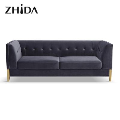 China Light luxury sofa set new design light living room furniture 4 seat living room sofa luxury fabric sofa set for villa for sale