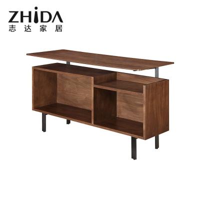 China Manufacturer Direct Chinese Custom Modern Luxury Black Solid Wood Solid Wood Sideboard Extendable Stainless Steel for sale