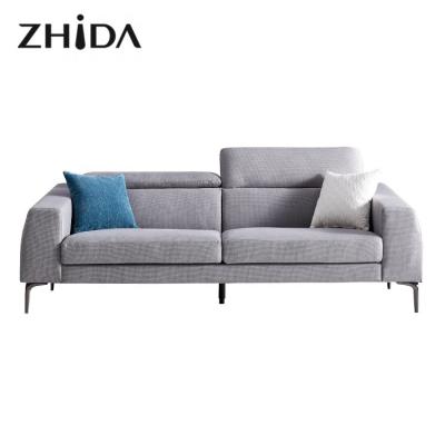 China Wholesale modern style Zhida family room sofa 2 seater fabric sofa sets modern living room sofa set design for sale