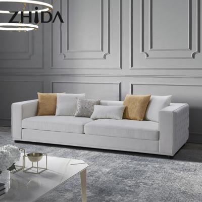 China Zhida Extendable Design High End Living Room Furniture Two Seater Sofa Set Living Room Sofas For Home Furniture for sale