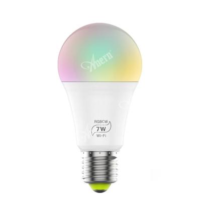 China High Efficiency Factory Direct Sales B22 E27 7w Ac100 Wifi Smart RGB Colorful Neon Lights Led Bulb E10 220v Led Bulbs for sale