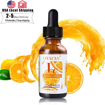 China Whitening Pure Vitamin C 20% Vitamin C 20% Vit C Private Label OEM ODM Organic Natural Face Skin Serum Anti Aging Facial Serum for sale