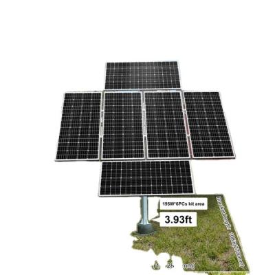 China Airbath Solar Power System 3kw Off Grid Solar System Full Set Track System Dual Axis Solar for sale