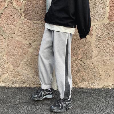 China 2021 Wholesale Anti-Wrinkle Jogger Pants Loose Mens Pants Shapes Outdoor Sweatpants Sports Pants Zipper for sale