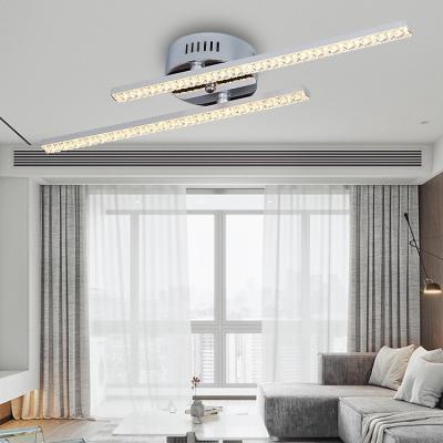 China High Brightness Wholesale Three Color Luxury Adjustable Metal Modern Acrylic Led Ceiling Light for sale