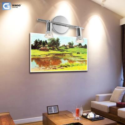 China High Brightness Spotlight Led Wall Light Metal Hotel Project Bedside Reading Wall Lamp for sale