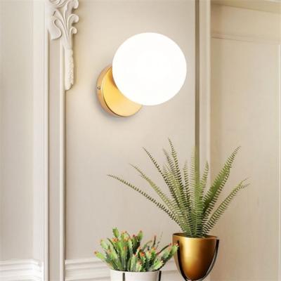 China New villa luxury wall lamp high brightness minimalist wall lamp light for bedroom passage living room for sale