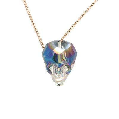 China CLASSIC Crystal Skull Fashion Necklace Jewelry Hainon Long Pendant Necklace For Women for sale