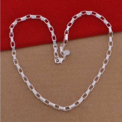 China Chinese Factory Cheap Hainon's Other Box 4mm Long Chains 20inch Long Necklace Online Shop Online for sale