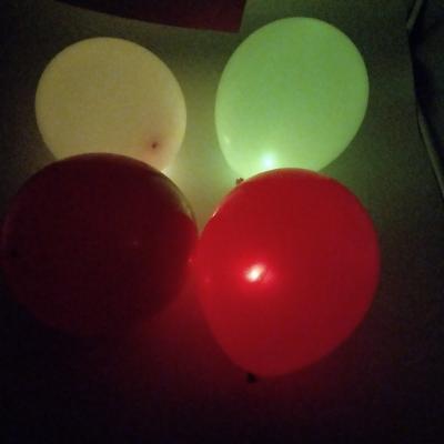 China Celebrartion LED Light Up Balloons Mixed Colors Flashing Tips 24 Hours Party Birthday Wedding Decorations for sale