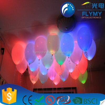 China Latex fur LED Leuchtende Luftballons Blinkendes Licht- Gemischte Farbe Weihnachten/Geburtstag/Hochzeitsfest for sale