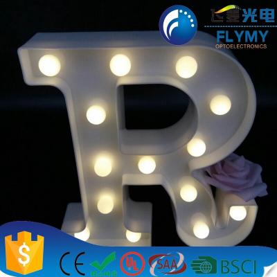 China LED Wall Marquee Letter Light Stand Alphabet Up Signs Circus Plaques Hanging 22*18*4.5cm for sale