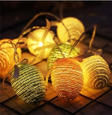 China Foam+New LED Light Paper String Easter Egg String Light Battery String Light Easter Decoration LED Light for sale