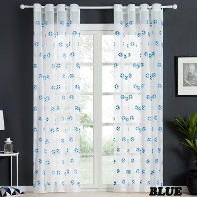 China White Embroidered Blackout Voile Curtains For Bedroom Window Curtain For Living Room Sheer Curtains Custom Blinds Drapes for sale