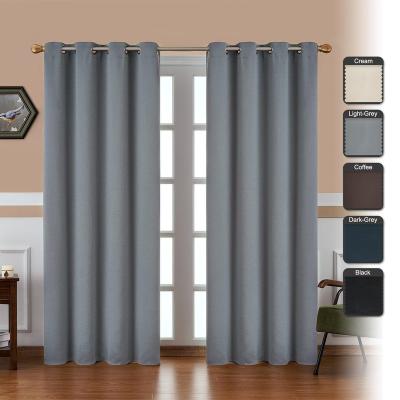 China Blackout 2022 Fashion Design Double Side Blackout Material Luxury Blackout Curtains Modern For Living Room Bedroom Window for sale