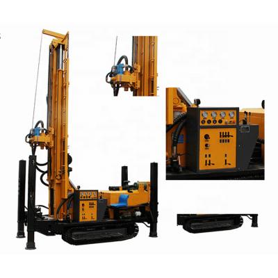 China Construction worksÂ   Cheap Price Used 600m Deep Crawler Mounted Borehole Water Well Drilling Rig Machine For Sale for sale