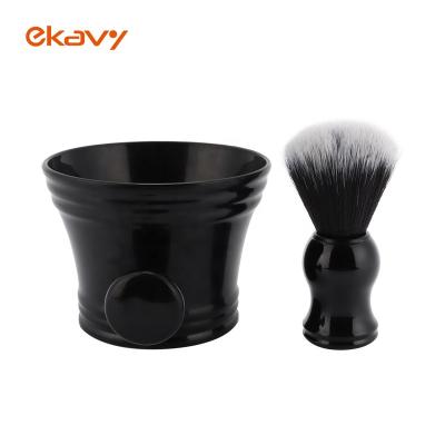 China China Eco-friendly Black Shave Brush Manufacturer Set Facial Cleansing Shaving Brushes for sale