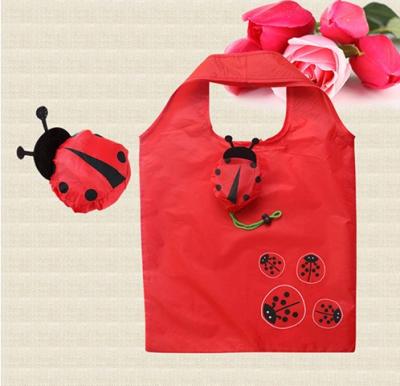 China / Ladybug Foldable Shopping Bag, Polyester Tote Bag, Reusable Grocery Bag, Polyester Shopping Bag, Folding Bag, Promotional Bag for sale